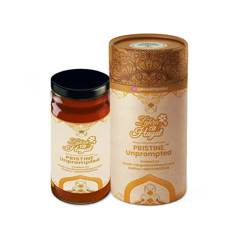 Pure herbal pristine unprompted supplement by Zahra Al Hayat for natural health benefits.