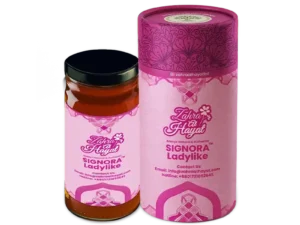 Herbal supplement for women's health by Zahra Al Hayat, Signora Ladyike.